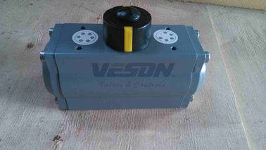 Los actuadores rotatorios neumáticos cubiertos PTFE/Teflon 2~8 de estante y del piñón obstruyen la presión de funcionamiento