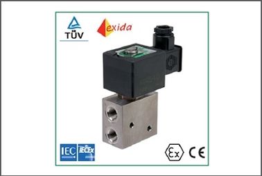 Accesorios industriales de alta presión 24VDC 220VAC 0.15-2.4Mpa de la válvula neumática