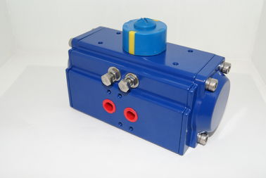 Poliéster que cubre el actuador rotatorio neumático del actuador/0~90 grados de estante y del piñón