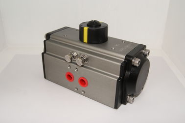 Poliéster que cubre el actuador rotatorio neumático del actuador/0~90 grados de estante y del piñón