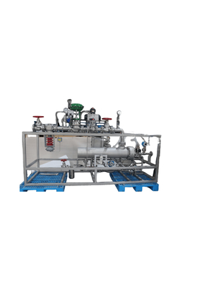 El proceso del sistema operativo de la válvula de vapor patina equipo montado