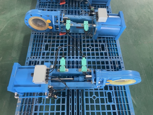 Válvulas de desinfección de puertas de cuchillos NewCon KGV Duty Slurry Knife Gate Valve