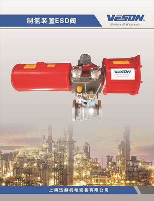 Heavy Duty Scotch Yoke Pneumatic Actuator for Oil & Gas Project Ball Valves with Spring Return