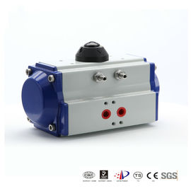 Medio limpio neumático estándar del aire seco del actuador de estante ISO5211/DIN3337 y del piñón