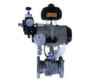 Riegue medios neumático en de la válvula DN25-DN500 con la válvula de control neumática de aire del ISO 9001