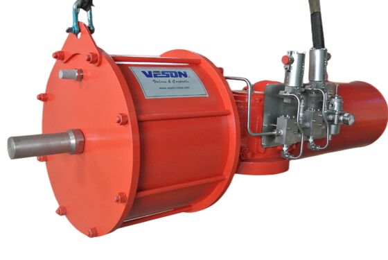 Actuador neumático de doble efecto de aluminio con cumplimiento ISO5211 y DIN3337 para aplicaciones de válvulas industriales