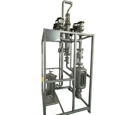 Equipo montado en trineo con válvula de bolas flotante y tipo recto para uso industrial