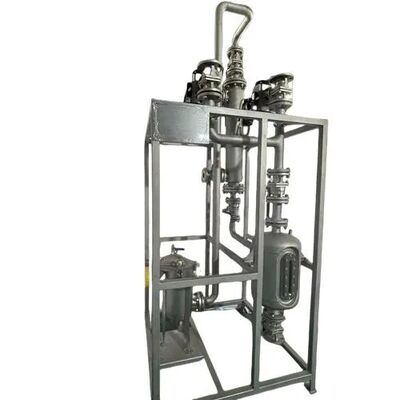 Equipo montado en trineo con válvula de bolas flotante y tipo recto para uso industrial