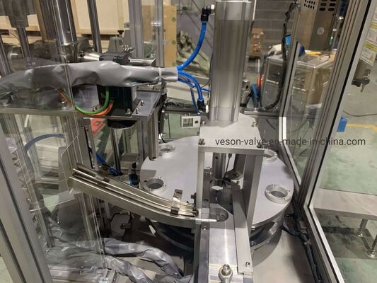 Modo de accionamiento neumático, tipo paso directo, clase ANSI 150-900, montado en patín, para uso industrial