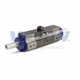 Ángulo de rotación 0-90 grados Actuador de pinos de anodizado duro para el rendimiento óptimo