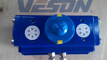Ángulo de rotación 0-90 grados Actuador de pinos de anodizado duro para el rendimiento óptimo