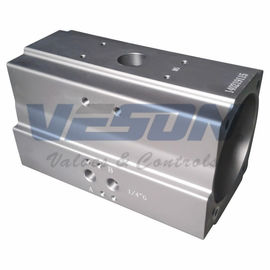 Vuelta neumática de la pieza de la posición del actuador ISO5211/DIN3337 3 del aire de la vuelta del cuarto del aire