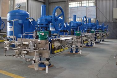 Válvulas de puerta de doble acción Actuador de aire lineal Sistema de circuito cerrado de acero al carbono