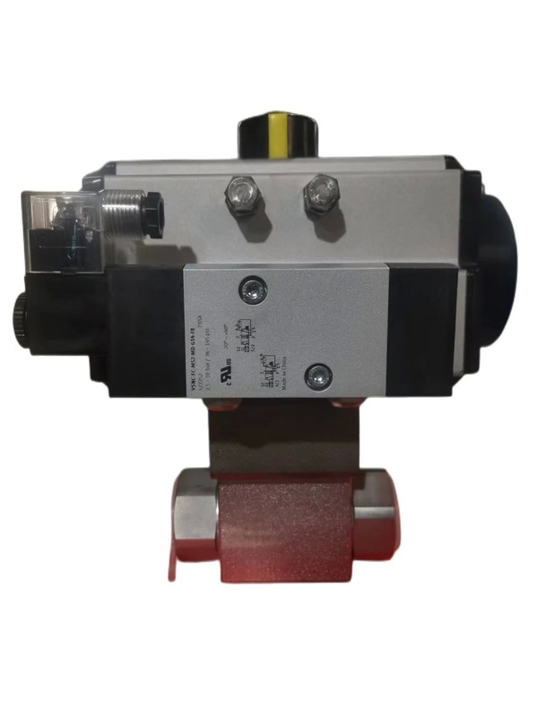 Pneumatic Ball Valve with Class 150-1500 Lb Pressure Rating and PN 10 ~ 250 for DN15-200 Applications