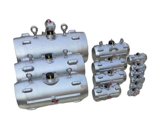 Automatización industrial Actuación neumática para el ángulo de rotación 0-90 grados