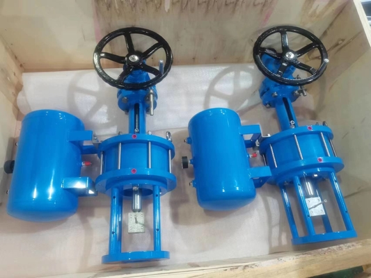 Actuador linear neumático de la garantía de 1 año para la válvula de pellizco 0.1KN - 500KN