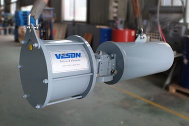Válvulas automatizadas escocesas del actuador neumático del yugo de la vuelta de efecto simple de la primavera