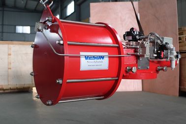 Alto arrabio escocés eficiente del actuador neumático del yugo con diseño compacto