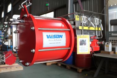 Actuador neumático del yugo escocés resistente para la sustancia química y el producto petroquímico