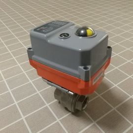 Vávula de bola actuada eléctrica de 3 PC para el control del aire, del gas, del aceite y del líquido