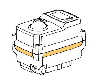 Vávula de bola actuada eléctrica del acero inoxidable para el control de la corriente